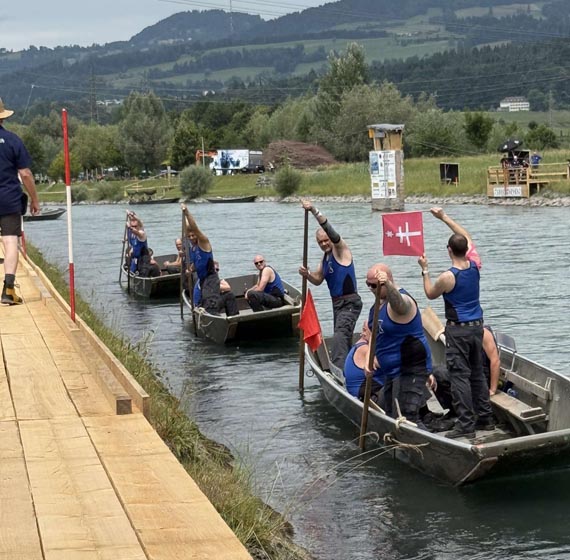 Sektionswettfahren: Stachel­fahrt der Wallbacher Gruppe 1. Foto: zVg