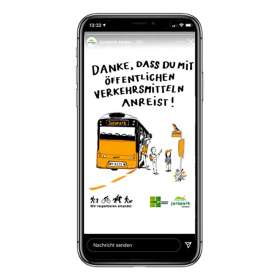 Die Sensibilisierungskampagne wird auch wieder digital kommuniziert. Foto: © Jurapark Aargau