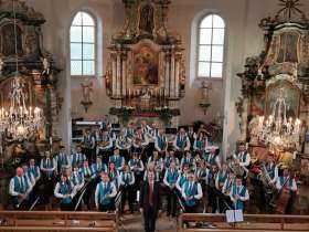 Die Musikgesellschaft begeisterte mit ihrem Kirchenkonzert. Foto: zVg